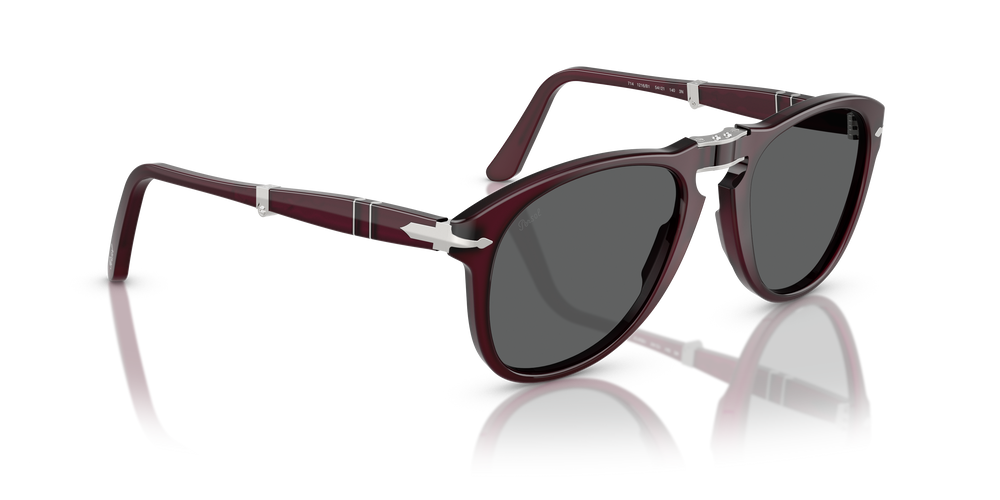 Persol 714 - Original con Montatura Prugna perlaceo e Lenti Grigio - Immagine 4