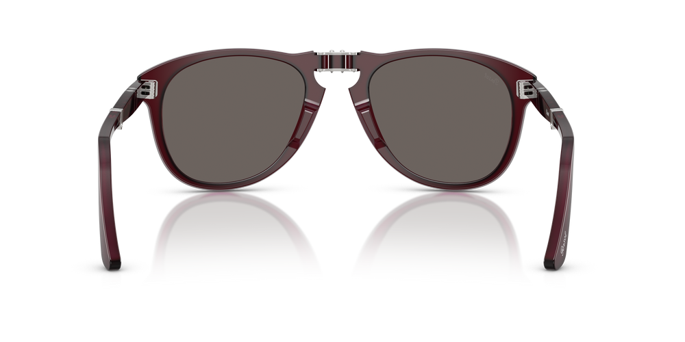 Persol 714 - Original con Montatura Prugna perlaceo e Lenti Grigio - Immagine 6