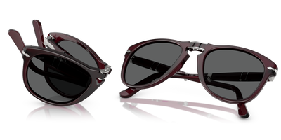 Persol 714 - Original con Montatura Prugna perlaceo e Lenti Grigio - Immagine 7