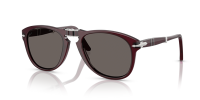 Persol 714 - Original with Milky Plum Frame and Grey Lenses - Image 2