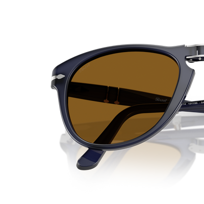 Persol 714 - Original com armação Azul Depths leitoso e lentes Castanho – Versão da imagem