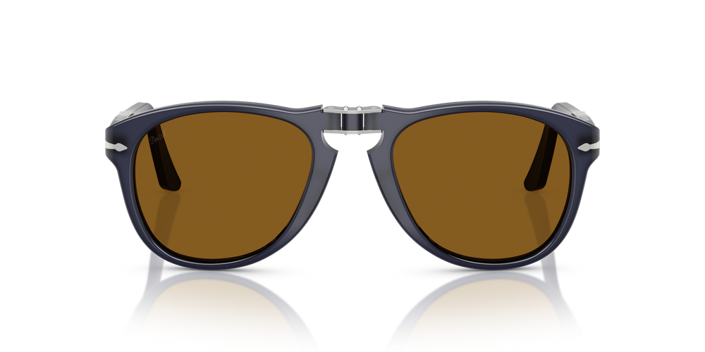 Persol 714 - Original mit Milky Depths Blue Gestell und Braun Gläsern - Bild 3