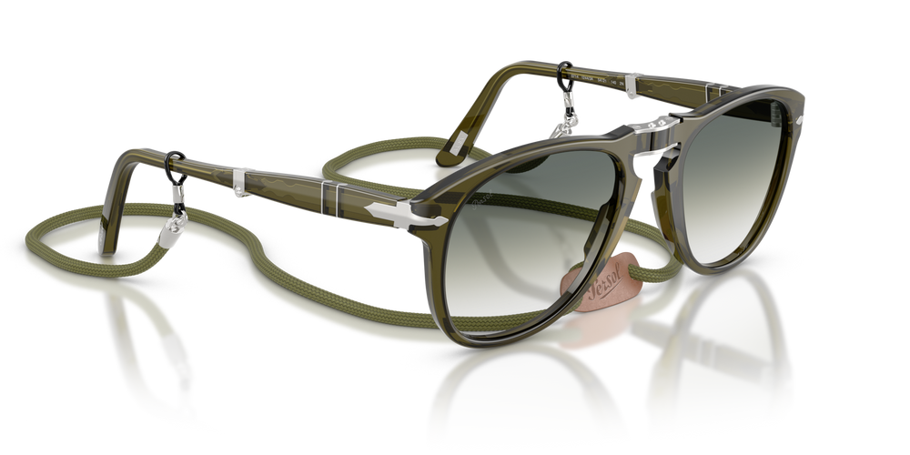 Persol 714 - Original - Exclusive with Trasparent Green Frame and Green Lenses - Image 4