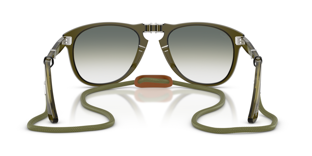 Persol 714 - Original - Exclusive with Trasparent Green Frame and Green Lenses - Image 6