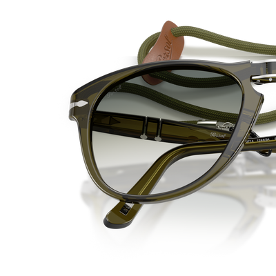 Persol 714 - Original - Exclusive with Trasparent Green Frame and Green Lenses – Variant Image