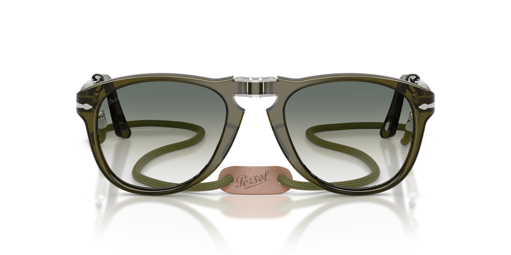 Persol 714 - Original - Exclusive with Trasparent Green Frame and Green Lenses - Image 3