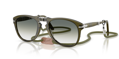Persol 714 - Original - Exclusive with Trasparent Green Frame and Green Lenses - Image 1