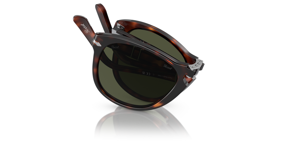 新品 Persol 714 サングラス ブラウン ハバナ ブラウン 折りたたみ Persol 714 - Original with Havana Frame and Green Lenses | Persol® BM