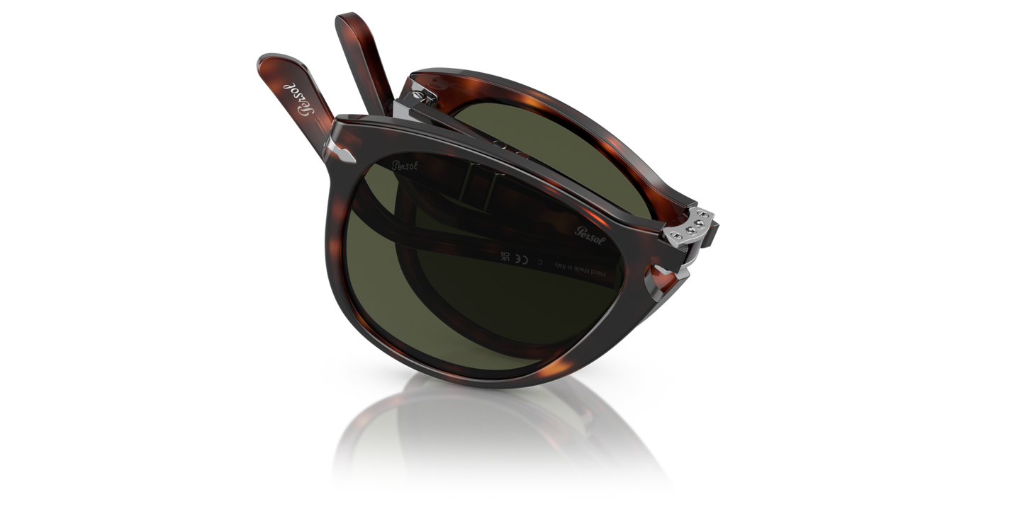 Persol 714 - Original com armação Havana e lentes Verde - Imagens 1