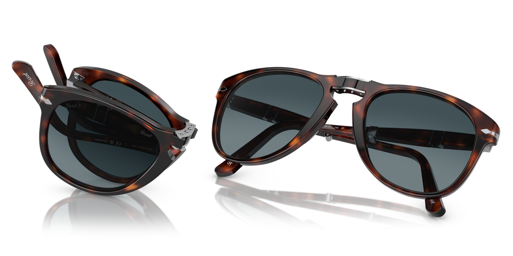Persol 714 - Original avec Monture Havana et Verres Bleu - Image 6