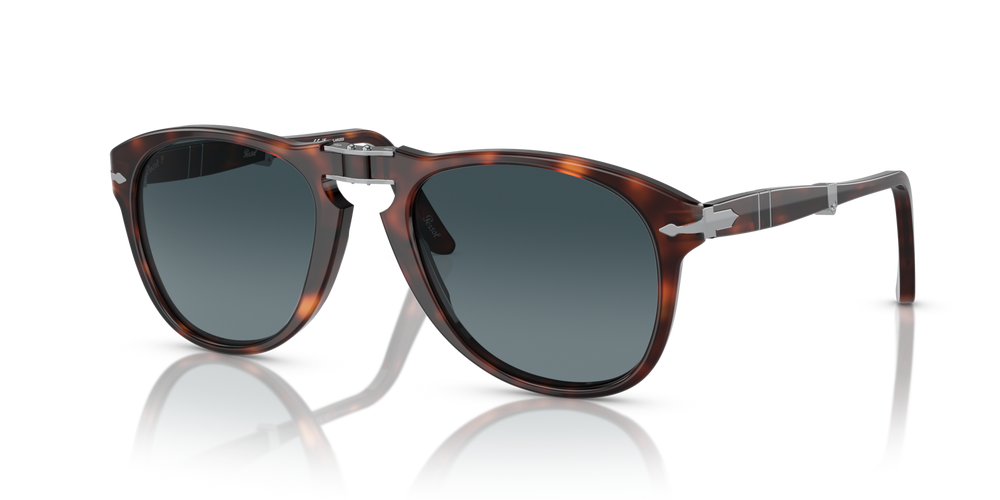 Persol 714 - Original avec Monture Havana et Verres Bleu - Image 2