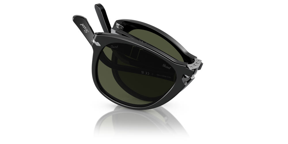 Persol 714 - Original con Montatura Nero e Lenti Verde - Immagine 1