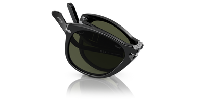 Persol 714 - Original with Black Frame and Green Lenses - Image 1