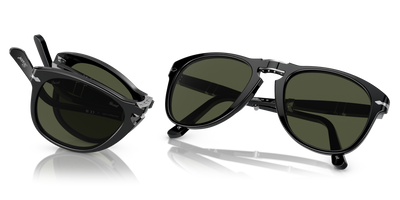 Persol 714 - Original with Black Frame and Green Lenses - Image 6