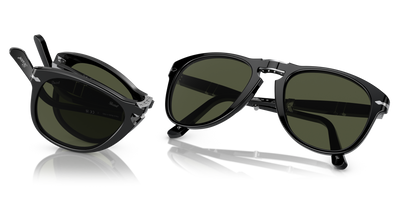 Persol 714 - Original with Black Frame and Green Lenses - Image 6
