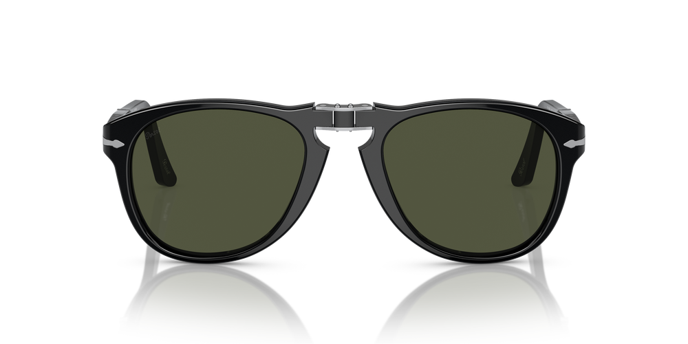 Persol 714 - Original mit Schwarz Gestell und Grün Gläsern - Bild 3