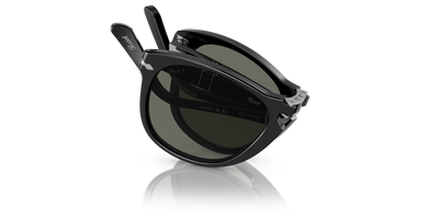 Persol 714 - Original with Black Frame and Green Lenses - Image 1