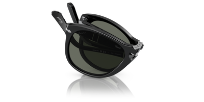 Persol 714 - Original mit Schwarz Gestell und Grün Gläsern - Bild 1