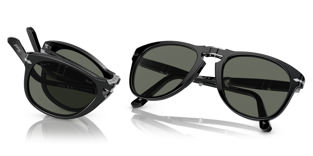 Persol 714 - Original with Black Frame and Green Lenses - Image 6