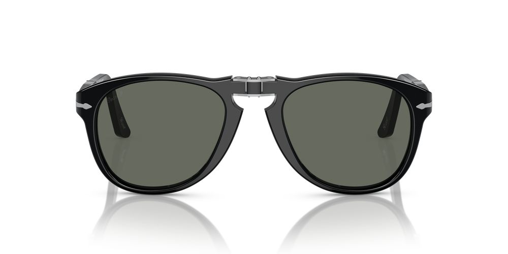 Persol 714 - Original mit Schwarz Gestell und Grün Gläsern - Bild 3