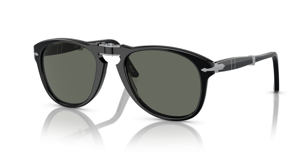 Persol 714 - Original with Black Frame and Green Lenses - Image 2