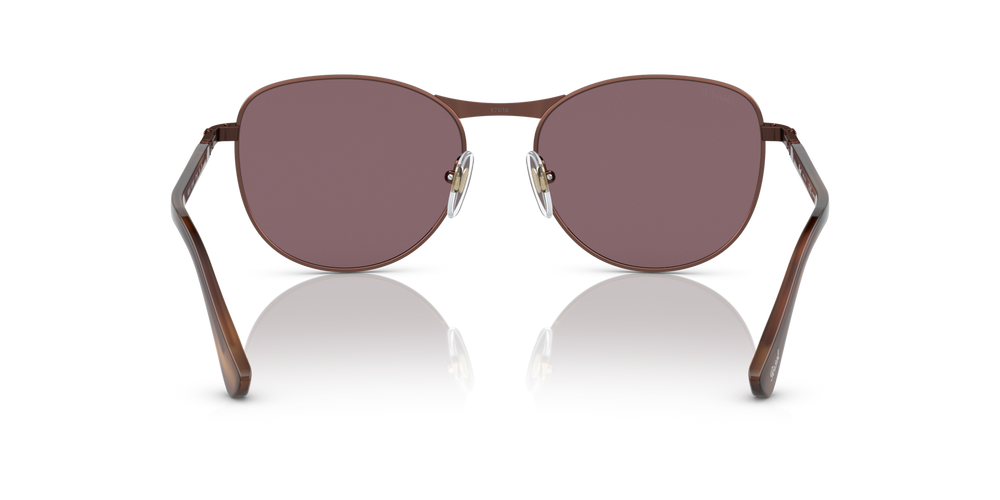 Persol PO1002S con Montura Marrón Brillante y Lentes Violeta - Imagen 5