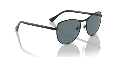 Persol PO1002S mit Schwarz halbglänzend Gestell und Blau Gläsern - Bild 3