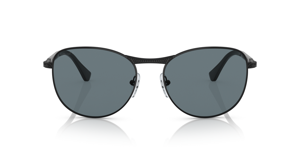 Persol PO1002S mit Schwarz halbglänzend Gestell und Blau Gläsern - Bild 2