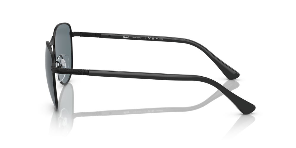 Persol PO1002S mit Schwarz halbglänzend Gestell und Blau Gläsern - Bild 4