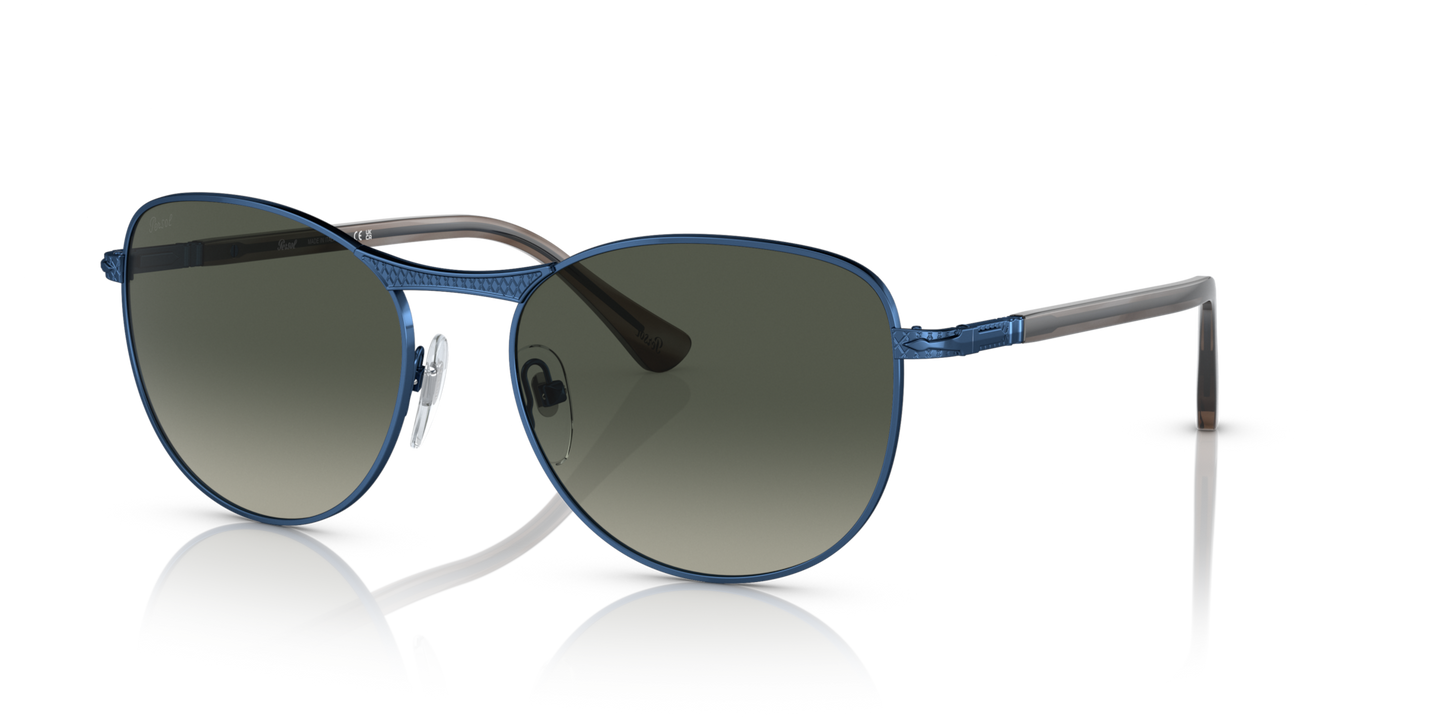 Persol PO1002S with Blue Frame and Grey Lenses - Image 1