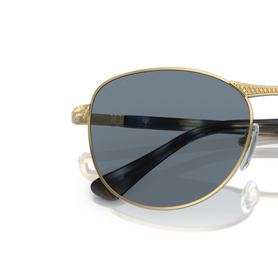 Persol PO1002S con Montatura Oro e Lenti Trasparente – Immagine variante
