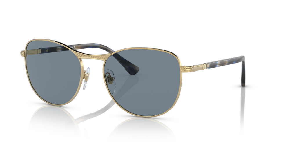 Persol PO1002S avec Monture Or et Verres Transparent - Image 1