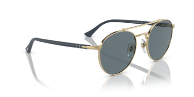 Persol PO1011S mit Gold Gestell und Blau Gläsern - Bild 3