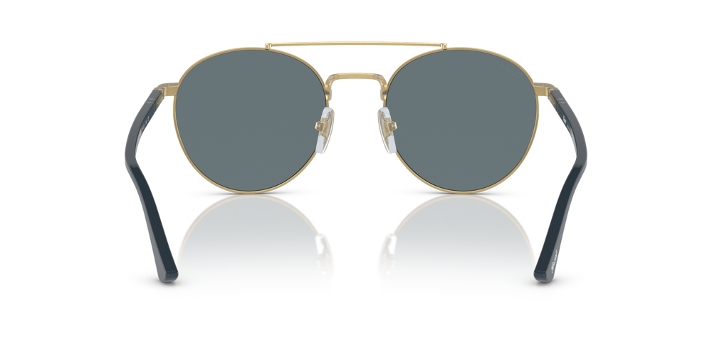 Persol PO1011S mit Gold Gestell und Blau Gläsern - Bild 5