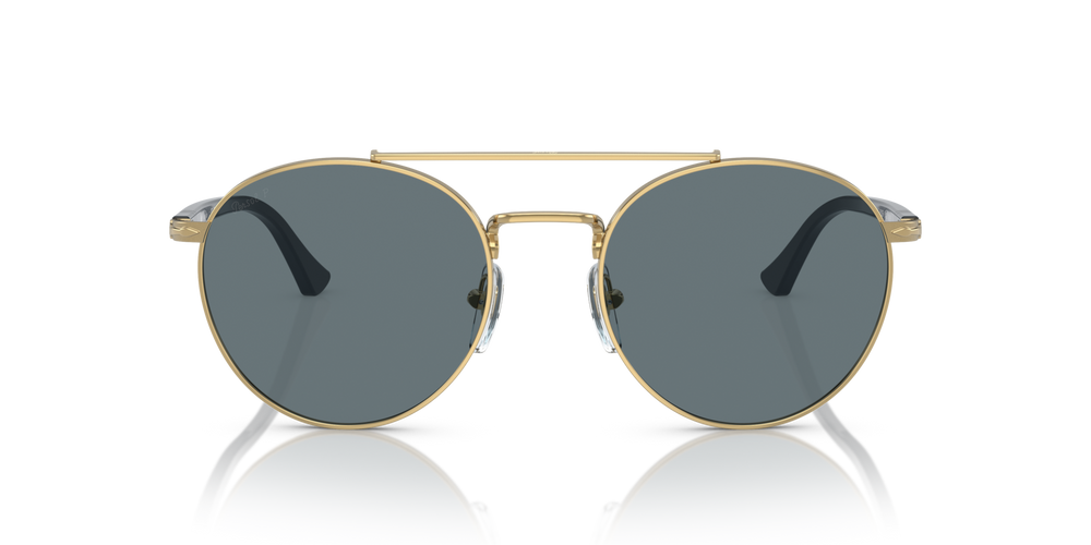 Persol PO1011S mit Gold Gestell und Blau Gläsern - Bild 2