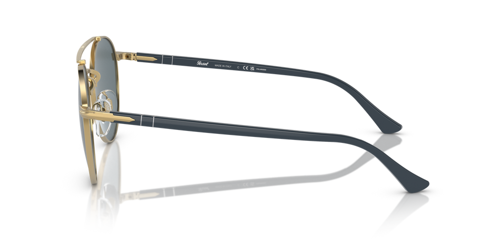 Persol PO1011S mit Gold Gestell und Blau Gläsern - Bild 4