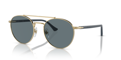 Persol PO1011S mit Gold Gestell und Blau Gläsern - Bild 1
