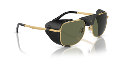 Persol PO1013SZ - Protector mit Gold Gestell und Grün Gläsern - Bild 3