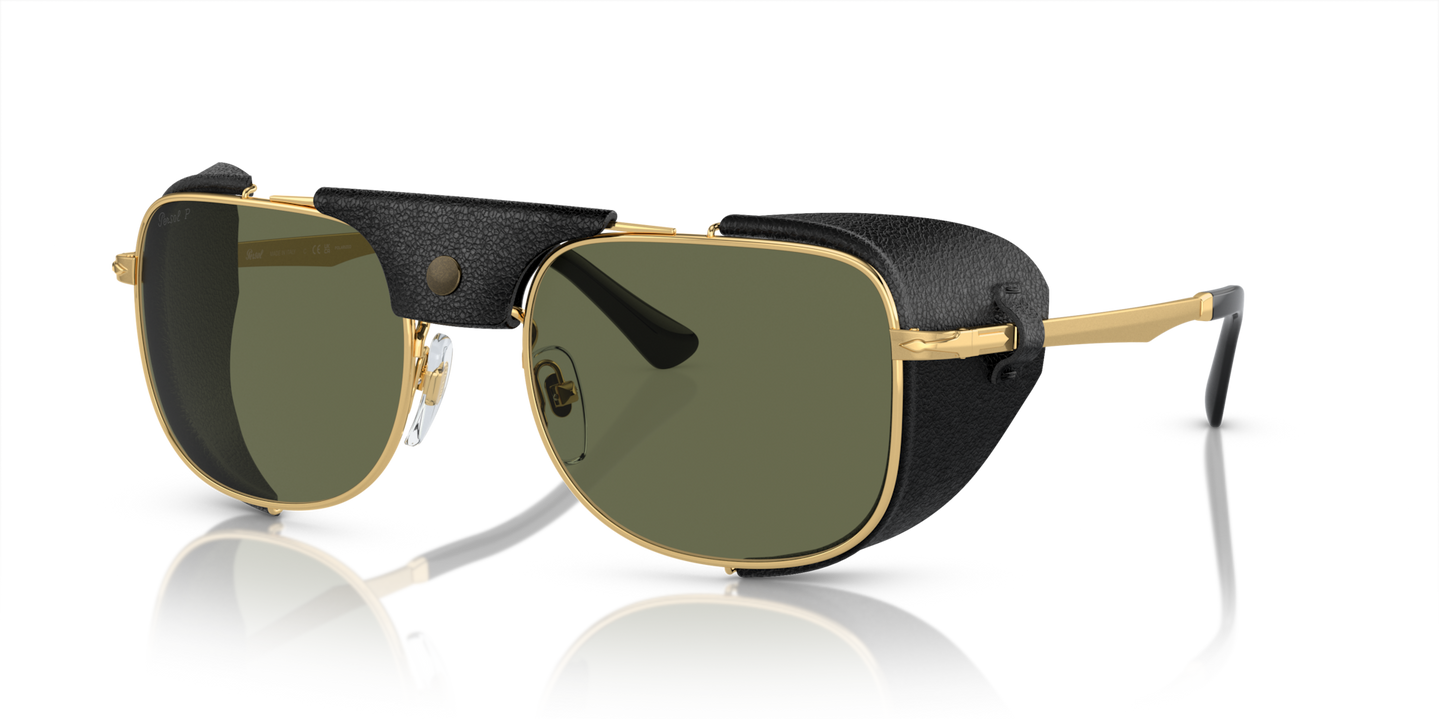 Persol PO1013SZ - Protector mit Gold Gestell und Grün Gläsern - Bild 1