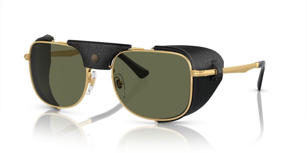 Persol PO1013SZ - Protector mit Gold Gestell und Grün Gläsern - Bild 1