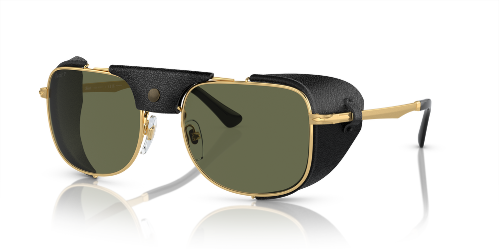 Persol PO1013SZ - Protector with Gold Frame and Green Lenses - Image 1