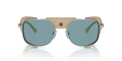 Persol PO1013SZ - Protector with Silver Frame and Blue Lenses - Image 2