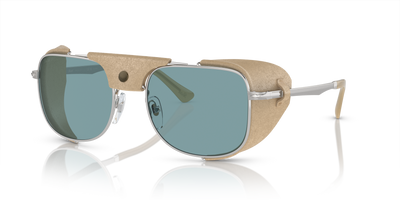 Persol PO1013SZ - Protector with Silver Frame and Blue Lenses - Image 1
