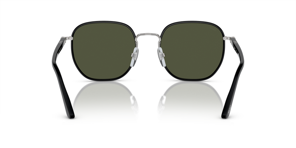 Persol PO1015SJ mit Silver / Black Gestell und Grün Gläsern - Bild 5