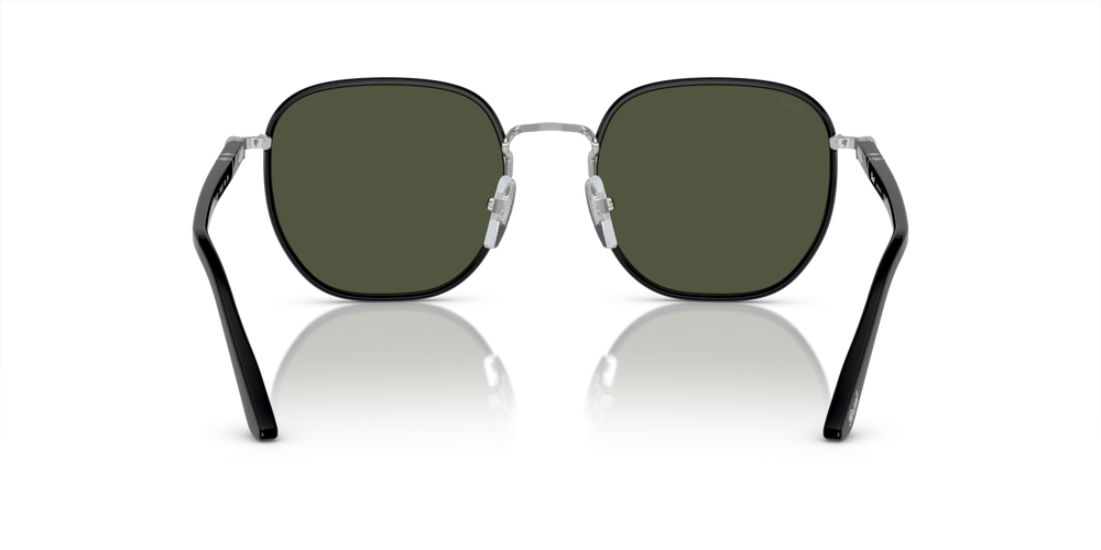 Persol PO1015SJ with Silver / Black Frame and Green Lenses - Image 5