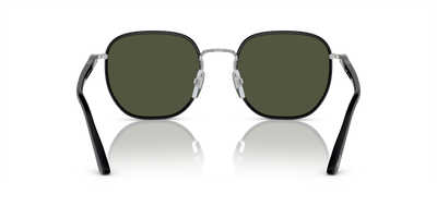 Persol PO1015SJ with Silver / Black Frame and Green Lenses - Image 5