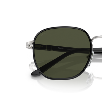 Persol PO1015SJ mit Silver / Black Gestell und Grün Gläsern – Variantenbild
