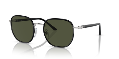 Persol PO1015SJ mit Silver / Black Gestell und Grün Gläsern - Bild 1
