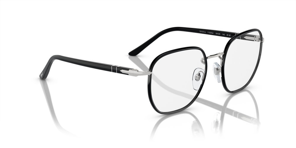 Persol PO1015SJ - Transitions® mit Silber/Schwarz Gestell und Grün Gläsern - Bild 3