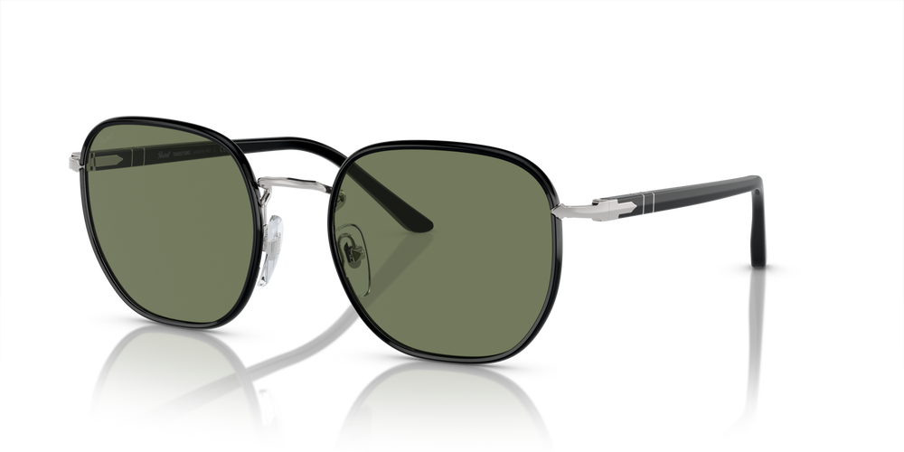 Persol PO1015SJ - Transitions® con Montatura Argento/Nero e Lenti Verde - Immagine 7